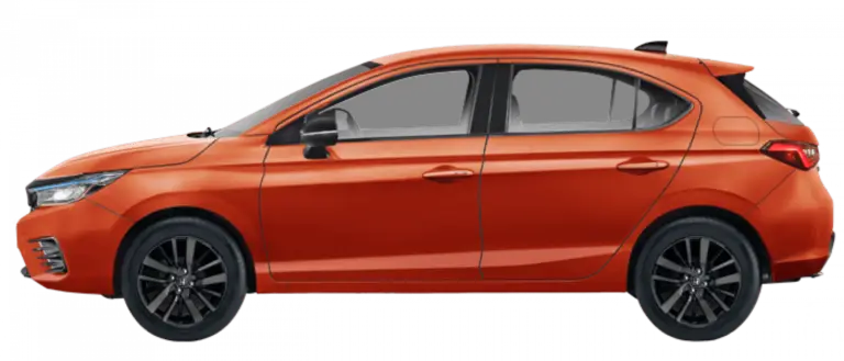 Honda CIty HB warna Phoenix Orange Pearl